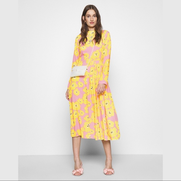 Never Fully Dressed | Dresses | New Never Fully Dressed Pink Floral Swedish  Midi Dress | Poshmark